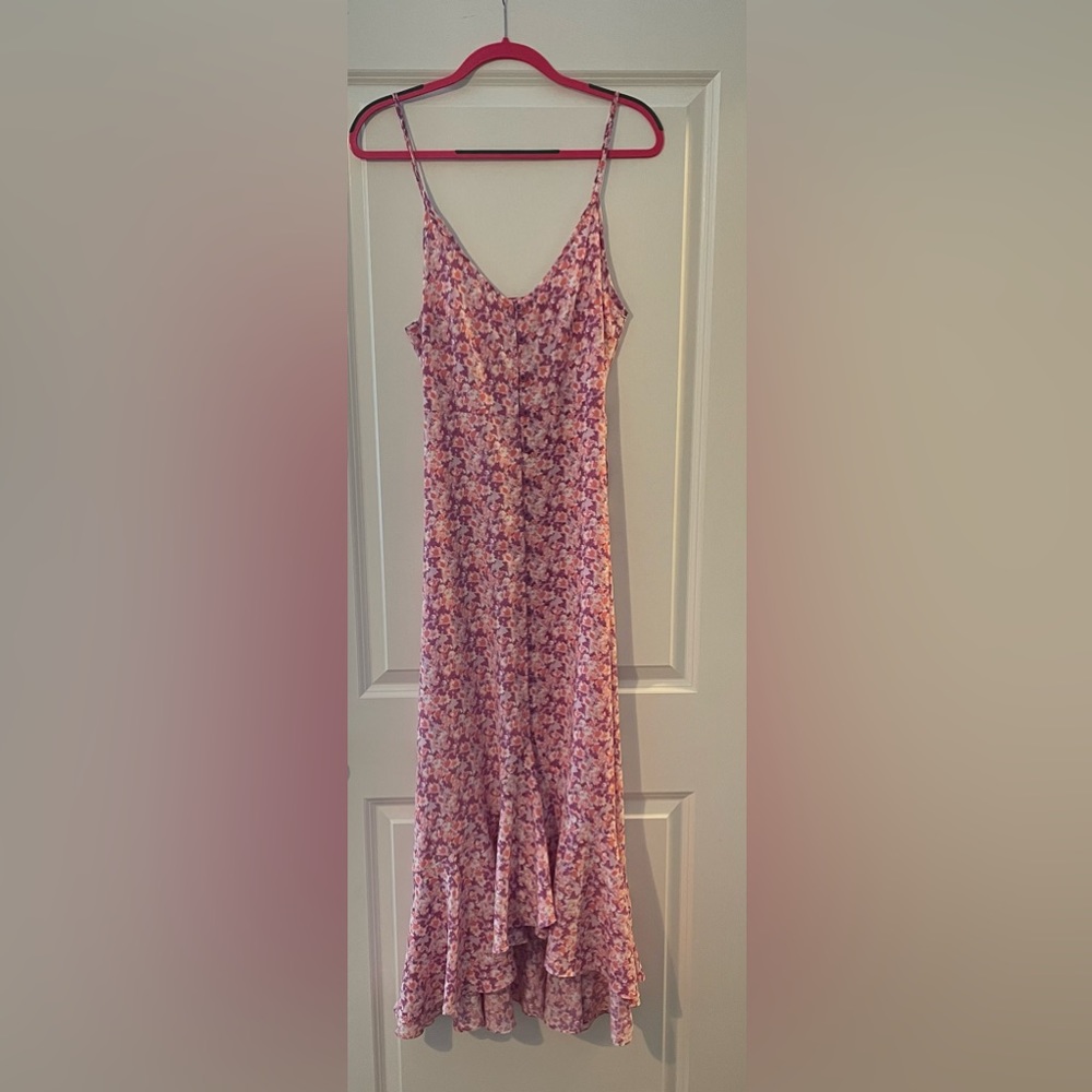 Pink Lily - your all I need floral pink dress